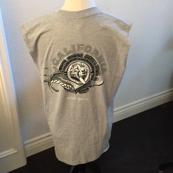 Newport Beach CA muscle tee - Picture 2 of 8